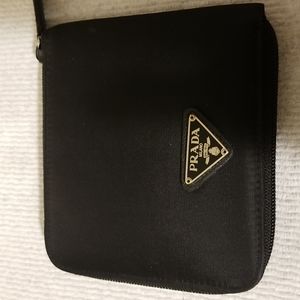 Prada wallet approx 5"x5"